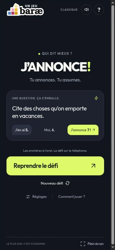Accueil de J’annonce !