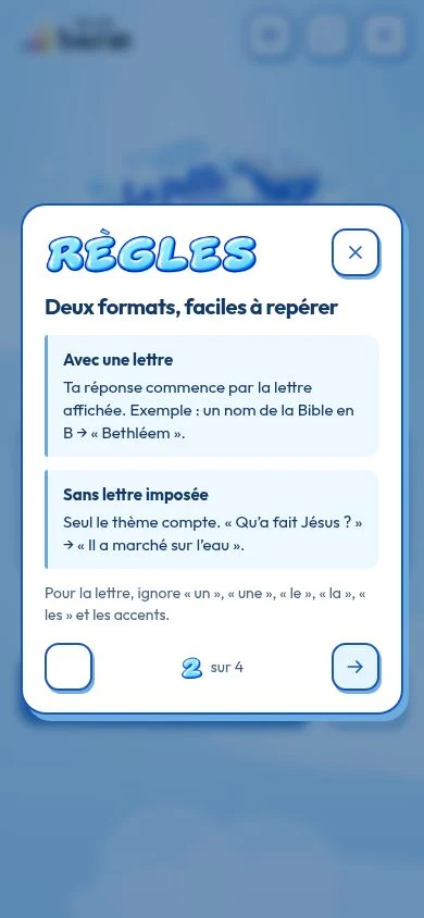 Les règles de La petite Bible