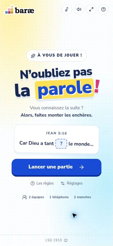 Accueil de N’oubliez pas la parole